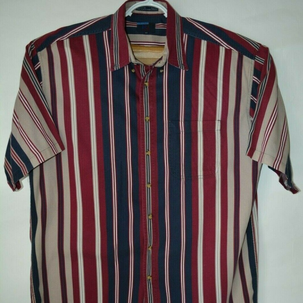 Salmon River Traders Striped Men's Shirt XLT